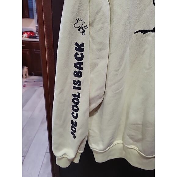 Snoopy Joe Cool Sweat Shirt Hoodie Vintage Size XL - Picture 4 of 14
